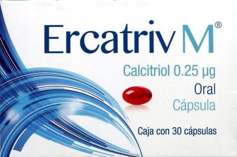ERCATRIV-M C/30 CAPS. 0.25 MCG.