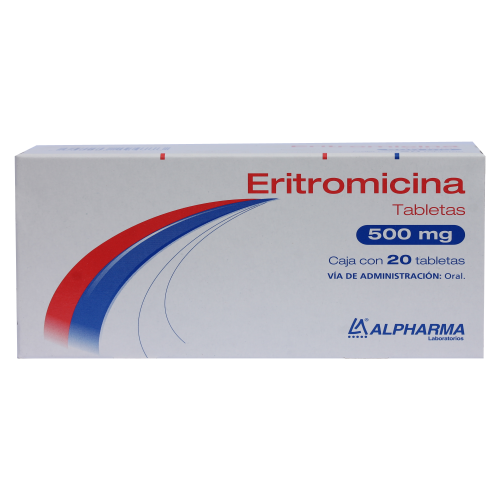 ERITROMICINA (Alpharma) c/20 TABS. 500 MG.