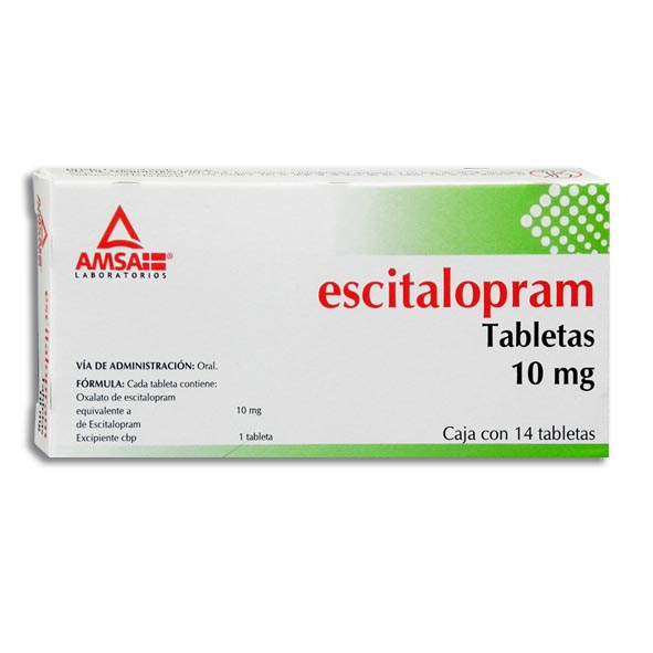 ESCITALOPRAM (Amsa) c/14 TABS. 10 MG.