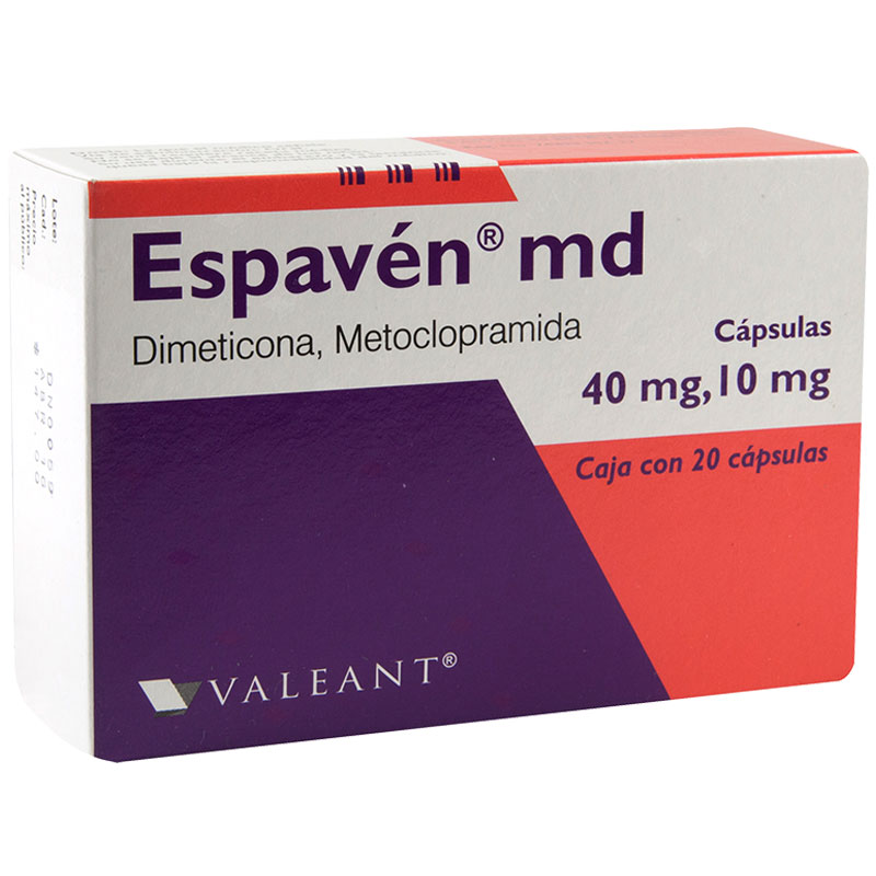 ESPAVÉN MD c/20 CAPS. 40/10 MG.