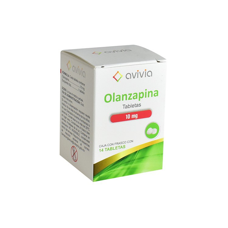 OLANZAPINA (Avivia) c/14 TABS. 10 MG.