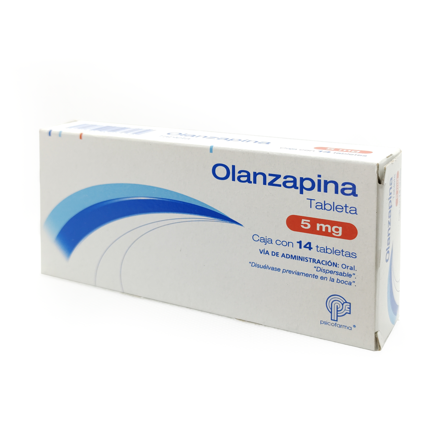 OLANZAPINA (Psicofarma) c/14 TABS. 5 MG.