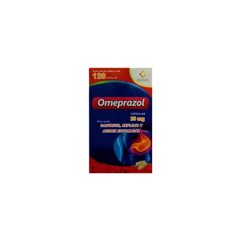 OMEPRAZOL (Avivia) c/120 CAPS. 20 MG.