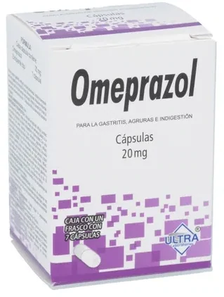 OMEPRAZOL (Ultra) c/  7 CAPS. 20 MG.