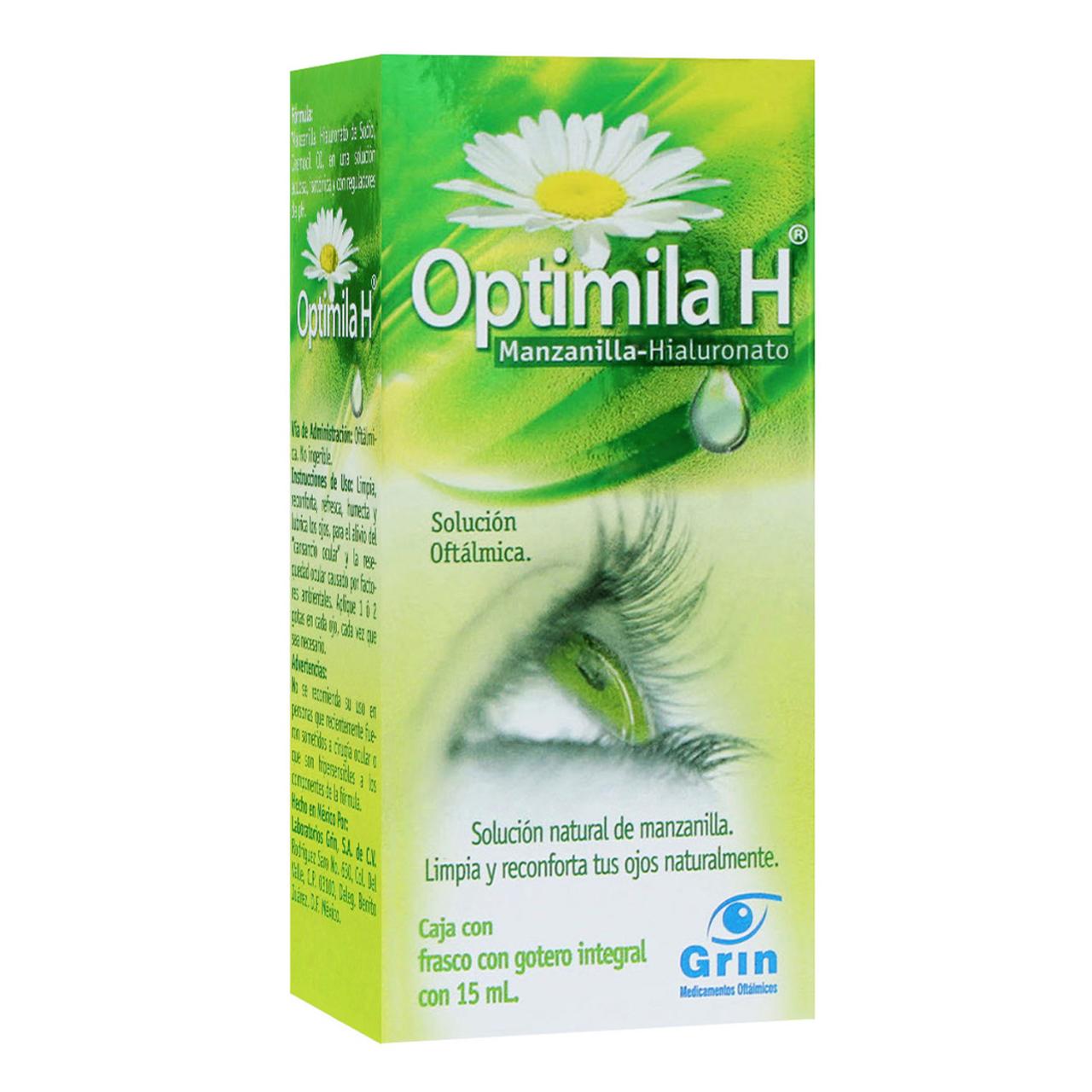 OPTIMILA-H Sol. Oftálmica Fco. Gotero 15 ML.