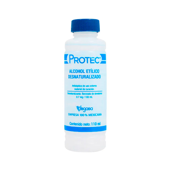 ALCOHOL ETÍLICO Desnaturalizado (Protec) 70%  Fco. 110 ML.