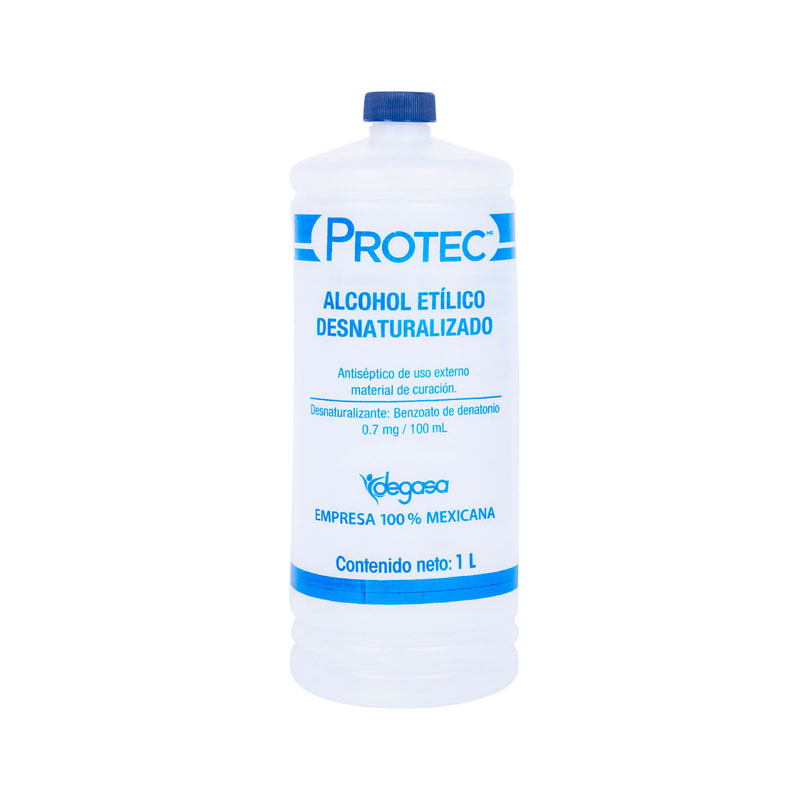 ALCOHOL ETÍLICO Desnaturalizado (Protec) 70% Fco. 1000 ML.