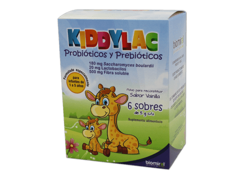 KIDDYLAC POLVO c/6 SOBRES. 5 G.