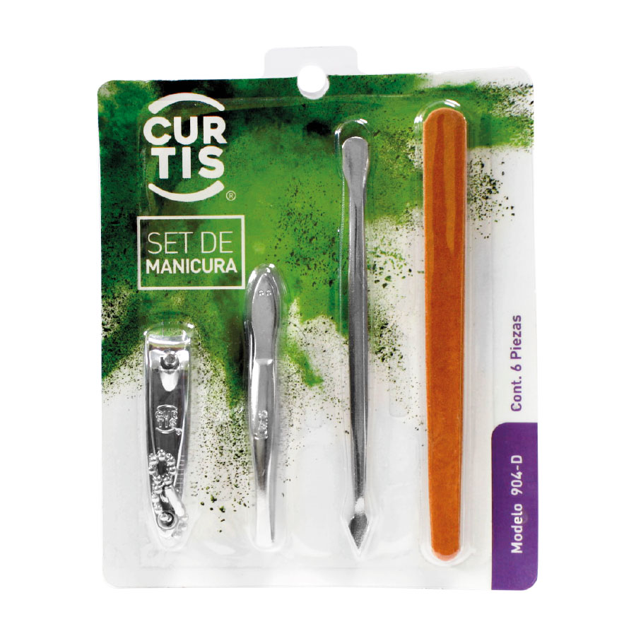 KIT DE MANICURA (Curtis) MOD. 903C Blister c/4 Pzs.