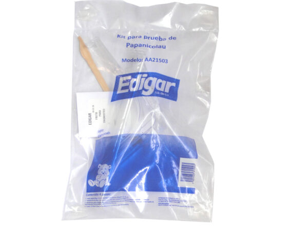 KIT PARA PRUEBA DE PAPANICOLAU (Edigar) Bolsa c/4 Pzs.