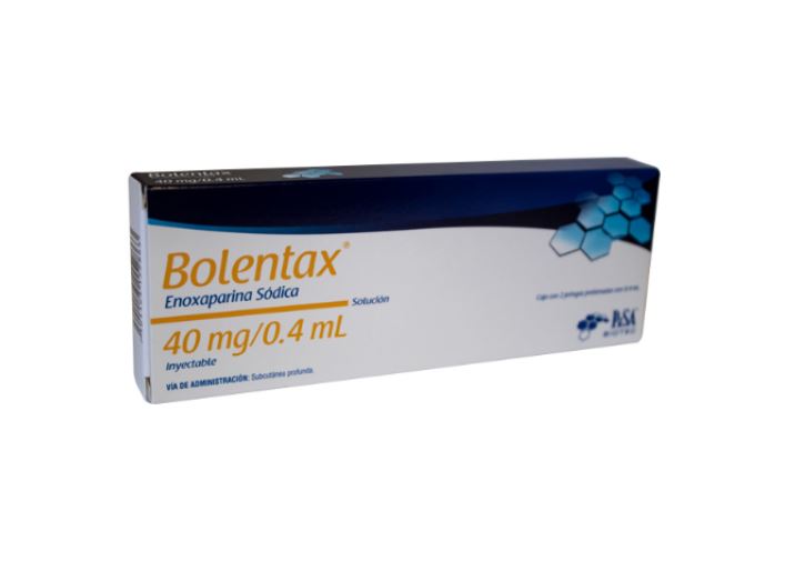 BOLENTAX SOL. INY. 40 MG/0.4ML. enoxoparina