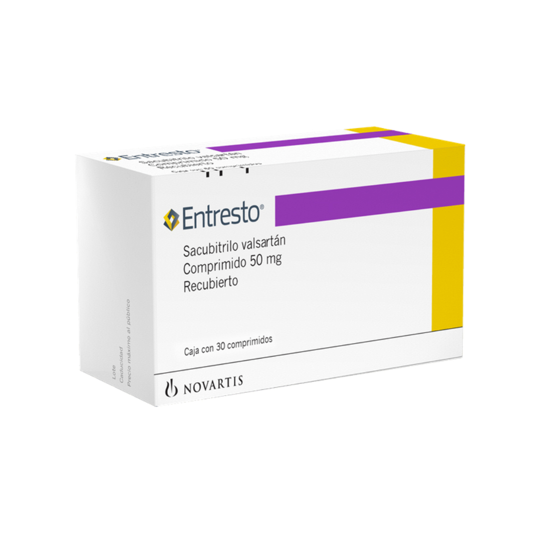 ENTRESTO C/30 COMPRIMIDOS 50MG sacubitril/valsartan