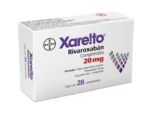 XARELTO 20 MG C/28. (RIVAROXABAN)