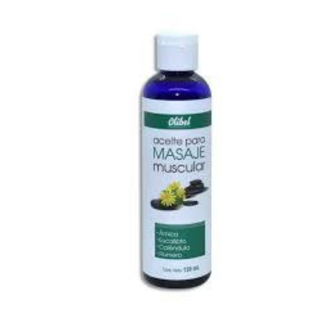 ACEITE PARA MASAJE MUSCULAR (Olibel) Fco. 120 ML.