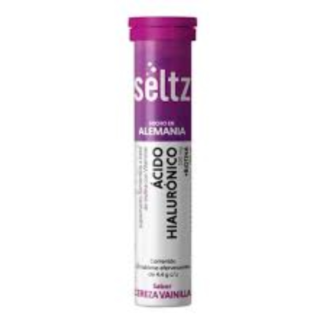 ÁCIDO HIALURÓNICO+BIOTINA (Seltz) Tubo c/20 TABS. EFERVS. Sab. Cza-Vlla. 4.4 G. 