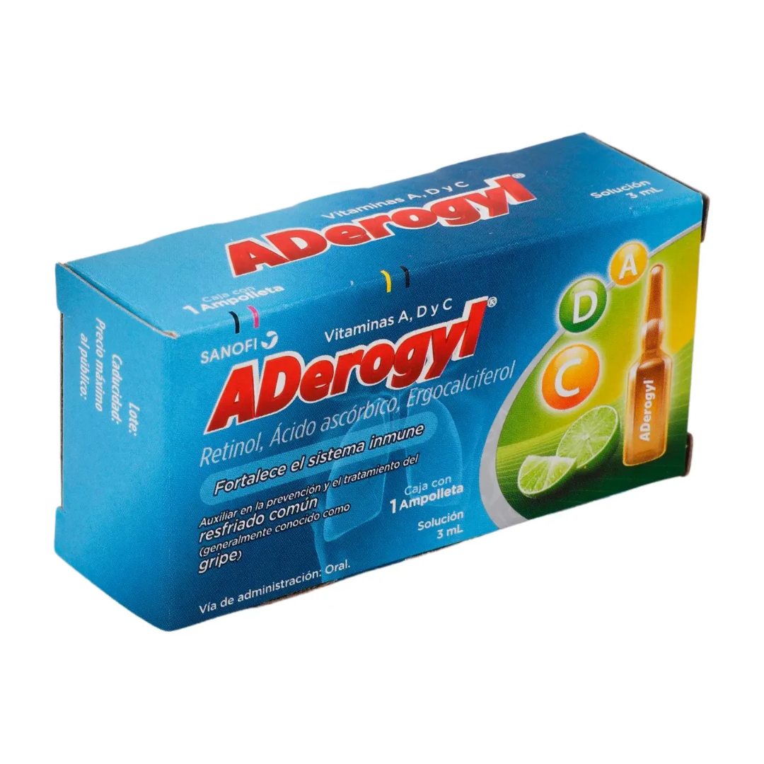 ADEROGYL SOL. INGERIBLE C/1 AMPTA. 3 ML. 6000 UI/1