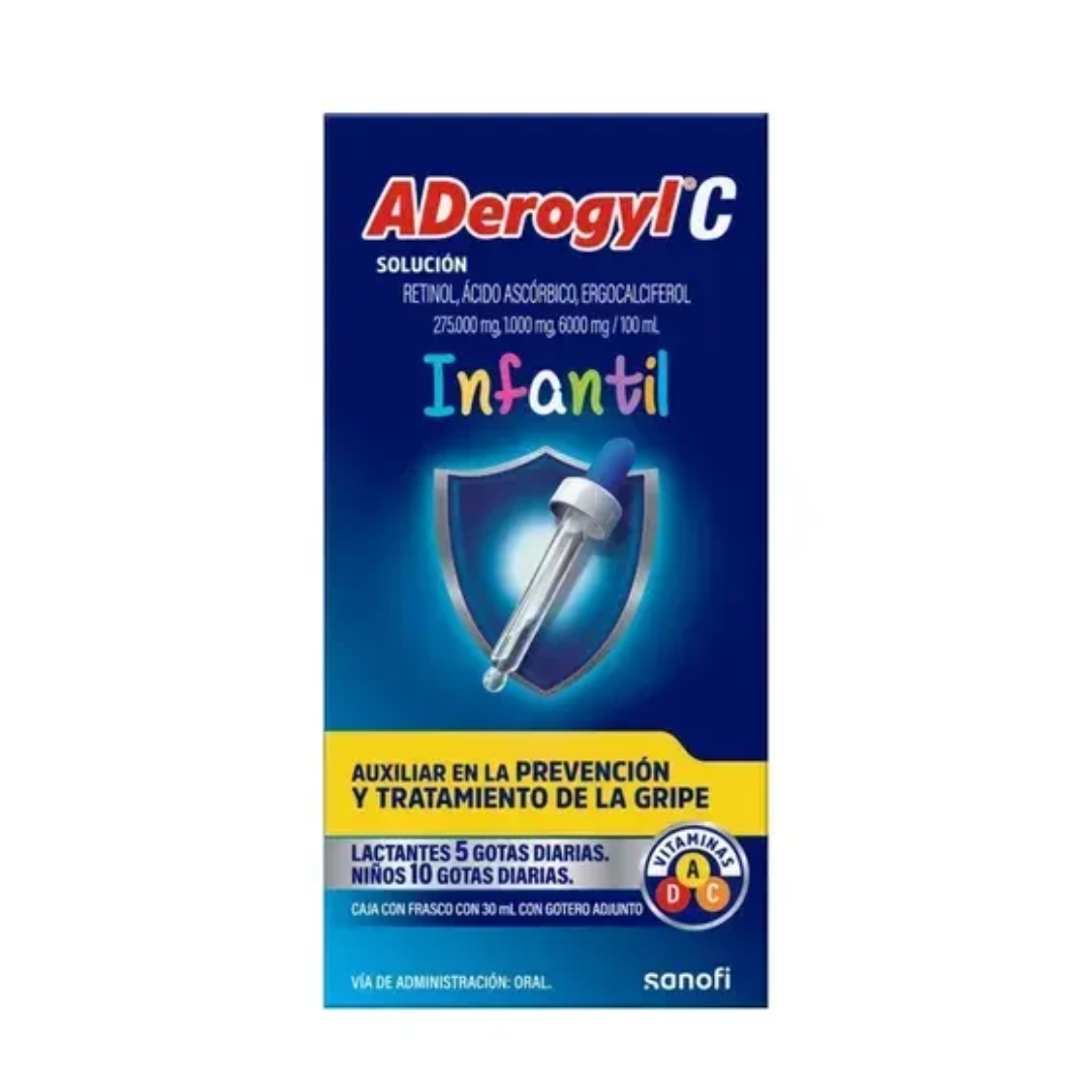 ADEROGYL-C SOL. INFANTIL FCO. GOTERO 30 ML. 275.00