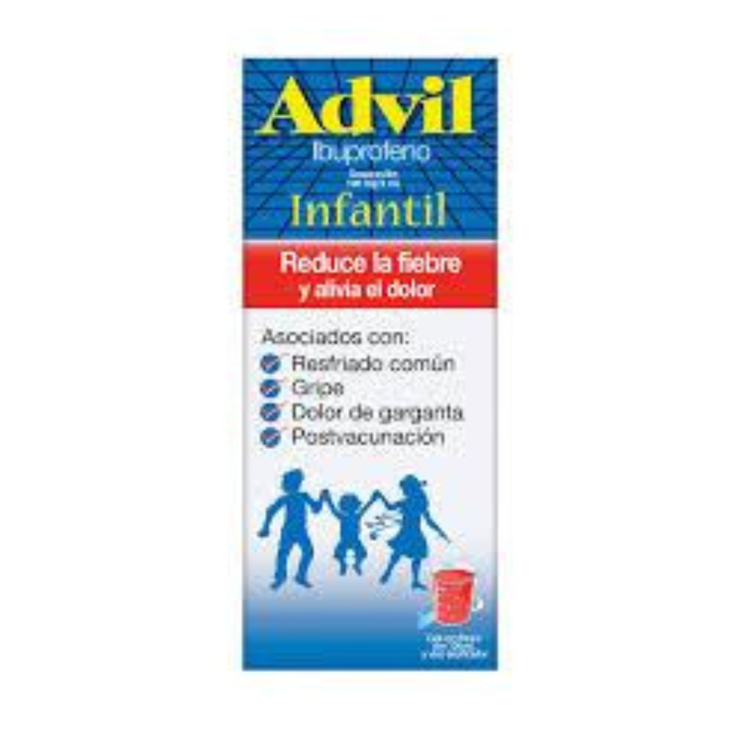 ADVIL SUSP. Infantil Fco. 100 ML. 100MG/5 ML.