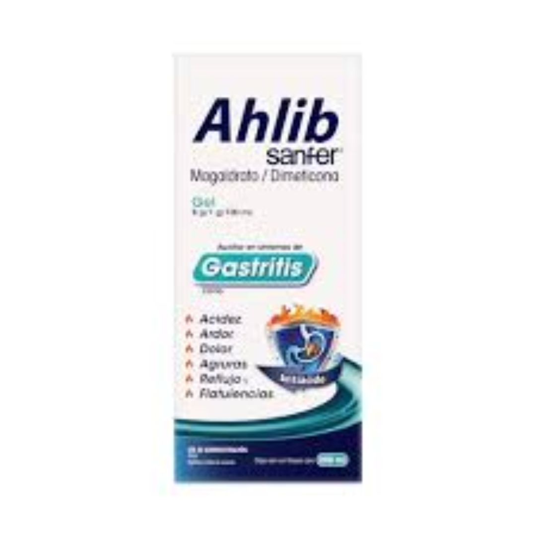 AHLIB GEL Fco. 250 ML. 8-1 G/100 ML.