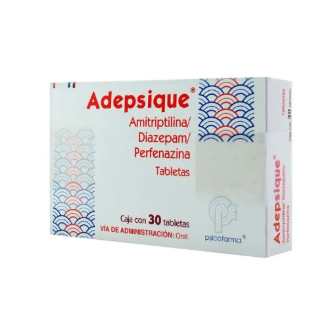 ADEPSIQUE 10/3/2 MG 30 TABLETAS RX.
