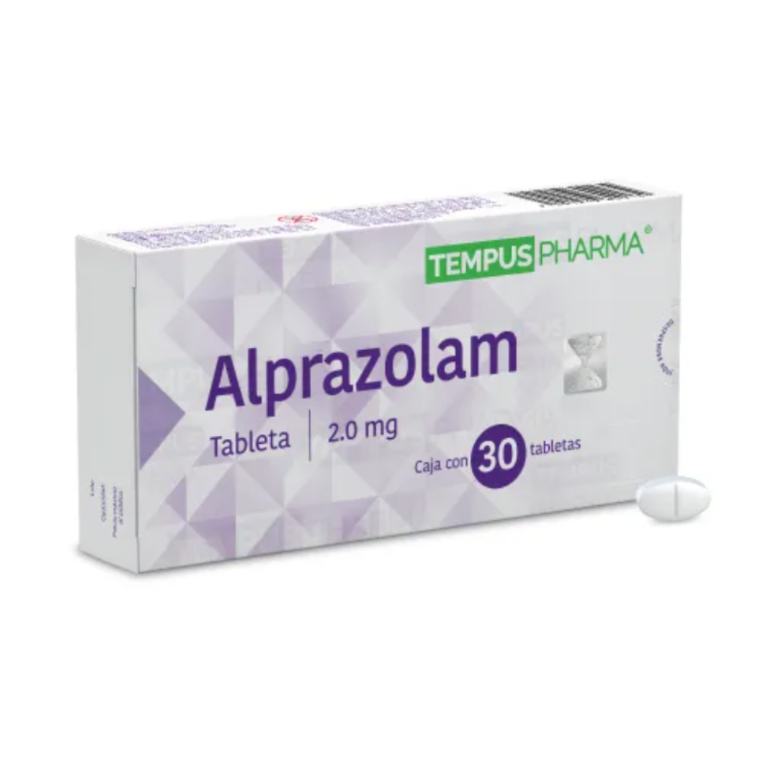 🚚TEMPUS PHARMA Alprazolam 0.25mg 30 Tabs