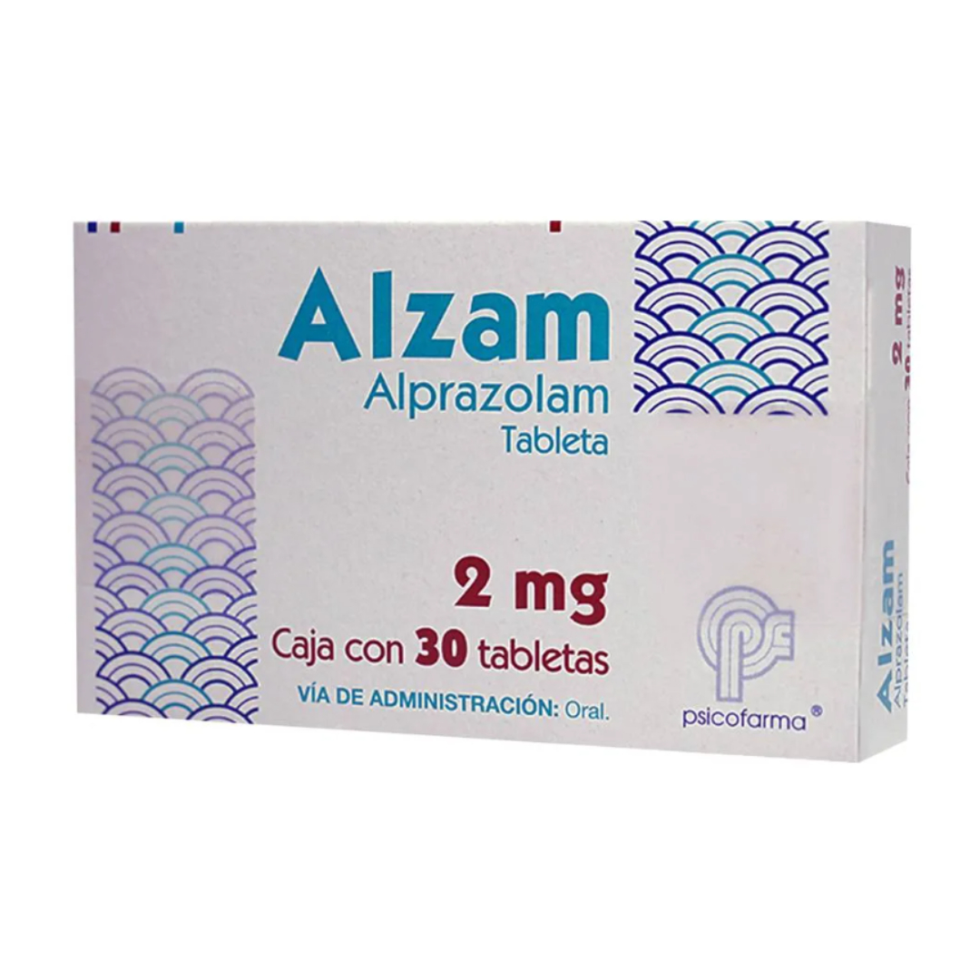 ALZAM 2 MG 30 TABLETAS