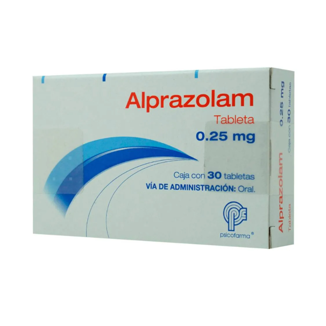 🚚PSICOFARMA Alprazolam 0.25mg 30 Tabs.