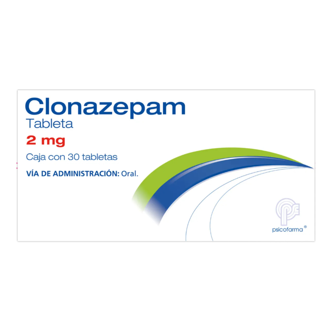CLONAZEPAM 2MG 30 TAB LGEN