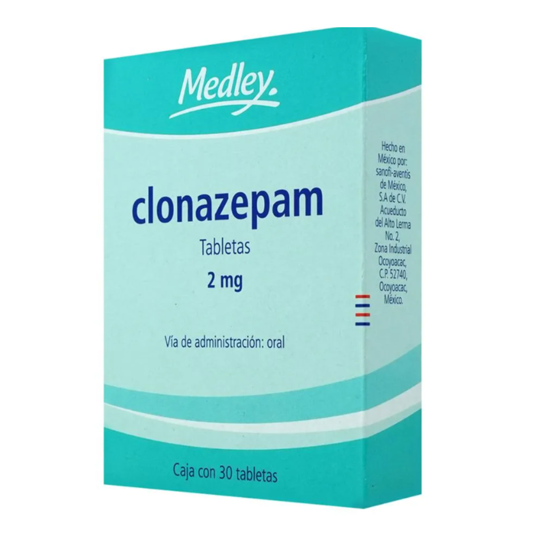 CLONAZEPAM 2MG 30TAB MEDLEY LGEN