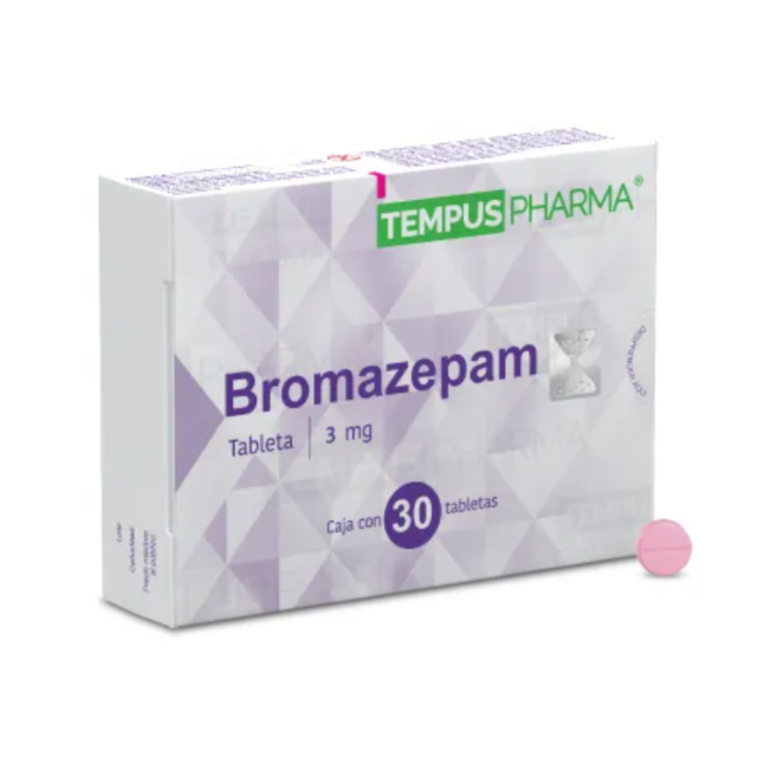 BROMAZEPAM 3MG 30 TAB IF LGEN
