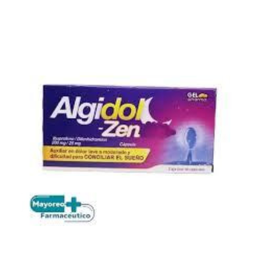 ALGIDOL ZEN c/10 CAPS. 200/25 MG.