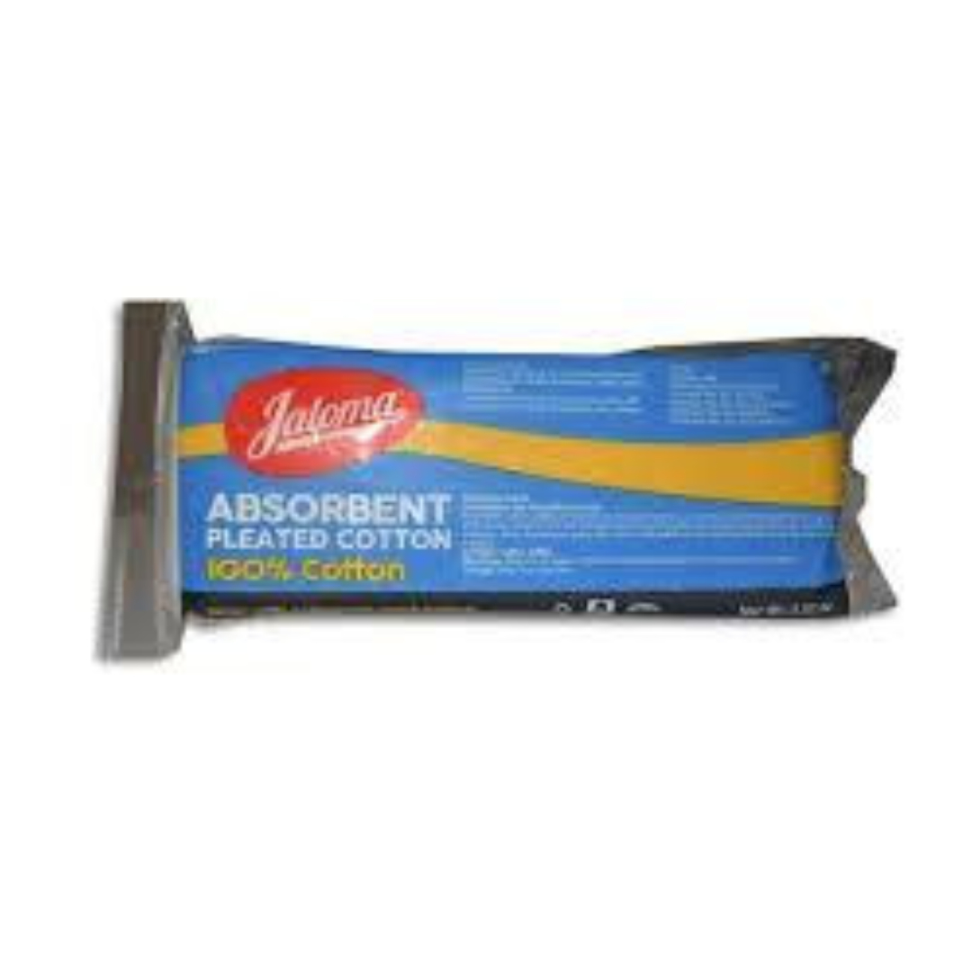 ALGODON ABSORBENTE PLISADO (Jaloma) Bolsa c/100 G.