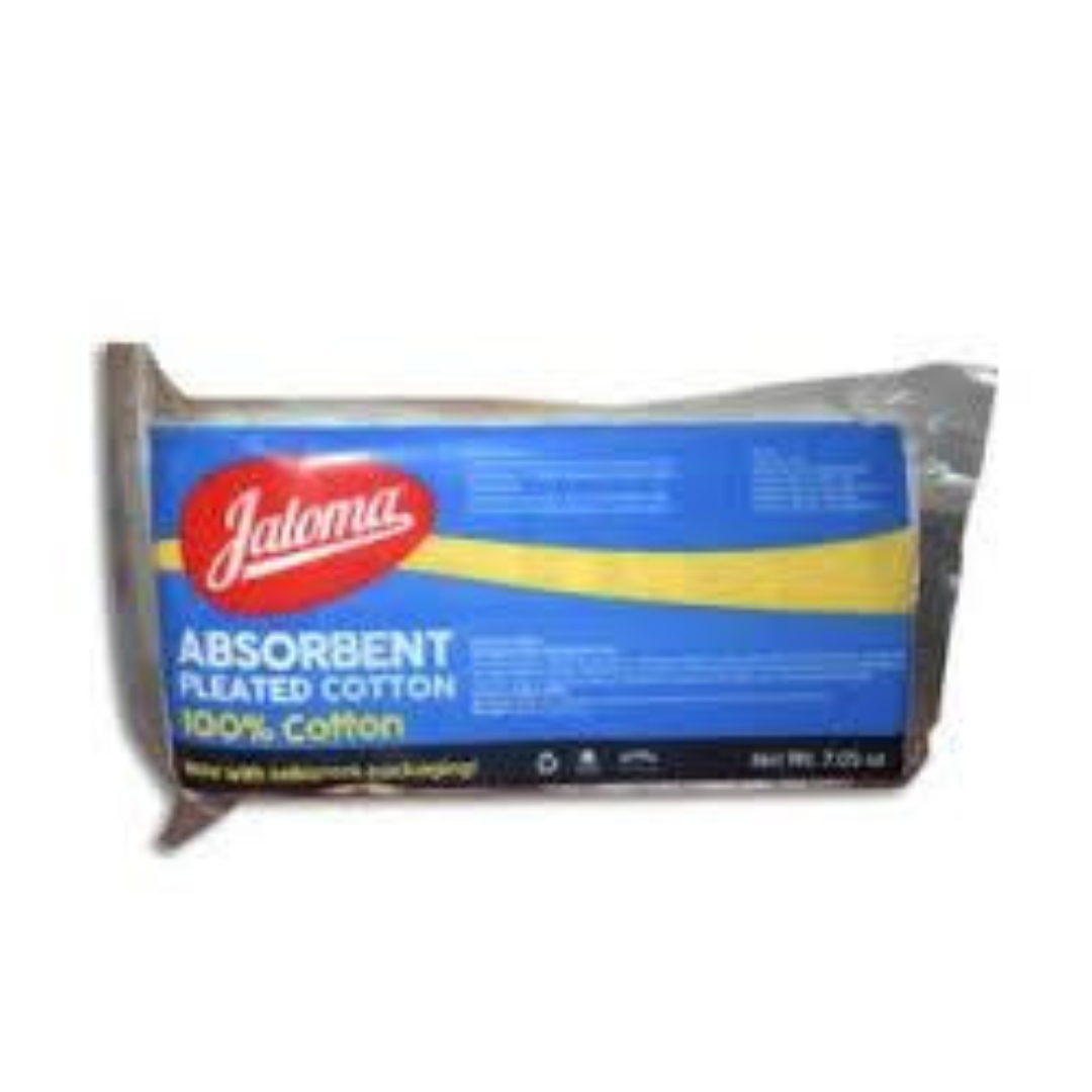ALGODON ABSORBENTE PLISADO (Jaloma) Bolsa c/200 G.
