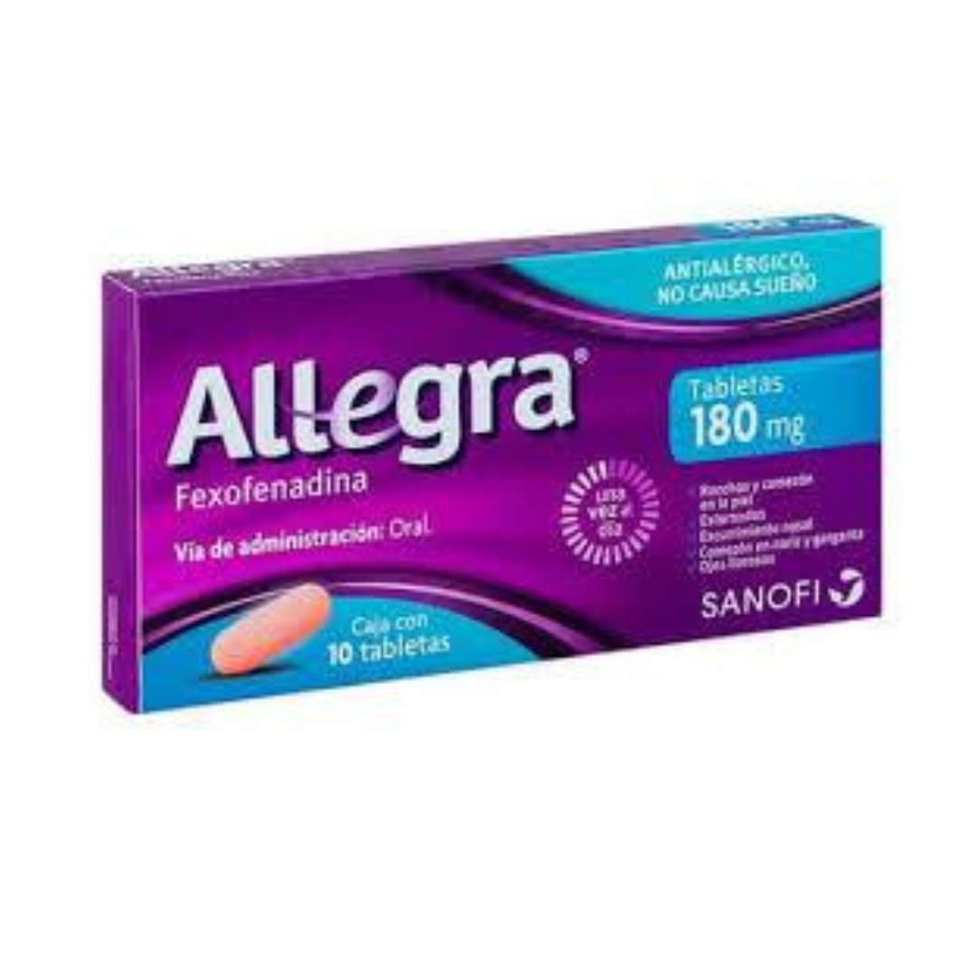 ALLEGRA c/10 TABS. 180 MG. 