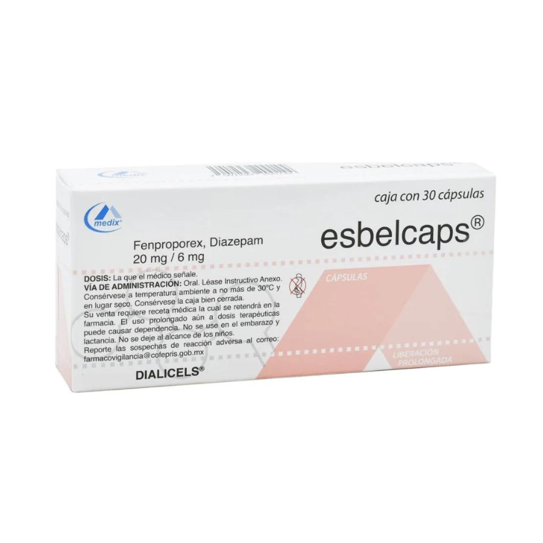 ESBELCAPS 20/6 MG 30 CÁPSULAS