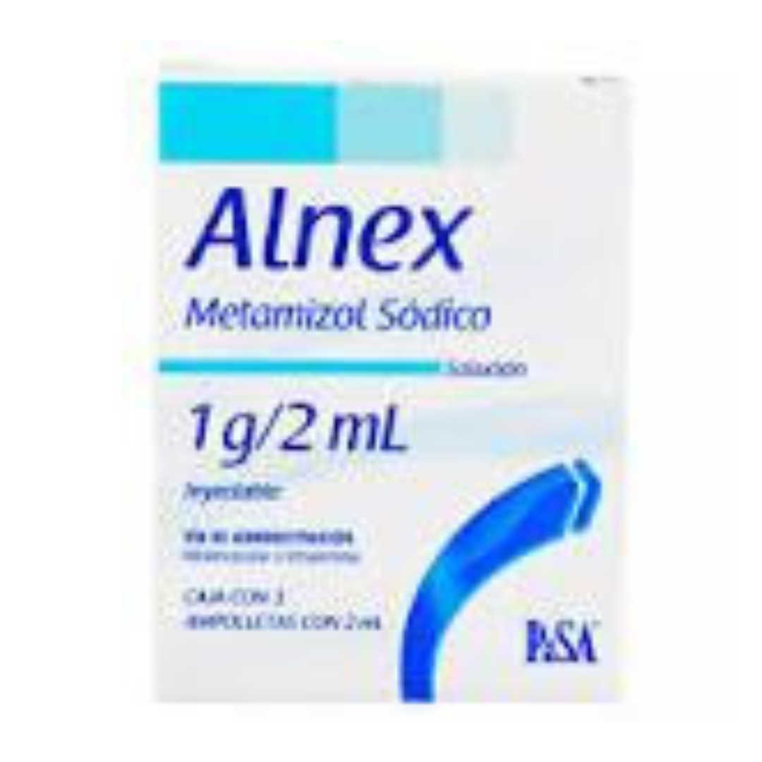 ALNEX Sol. Iny. c/3 AMPTAS. 1 G/2 ML.