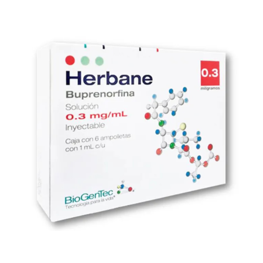 HERBANE 0.3MG SOL INY 6X1ML AMP