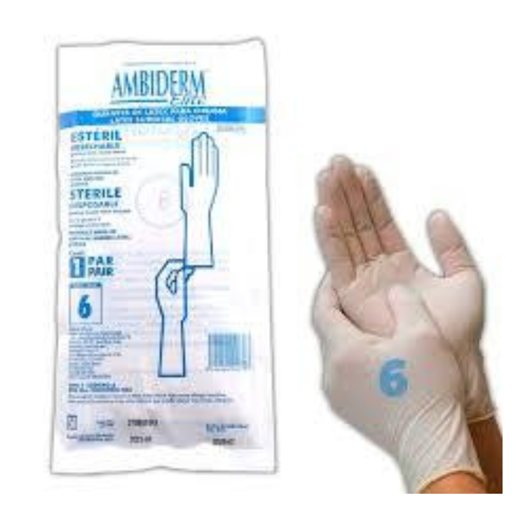 AMBIDERM GUANTES LTX CIRUGÍA Estéril Talla 6-1/2 c/1 PAR.