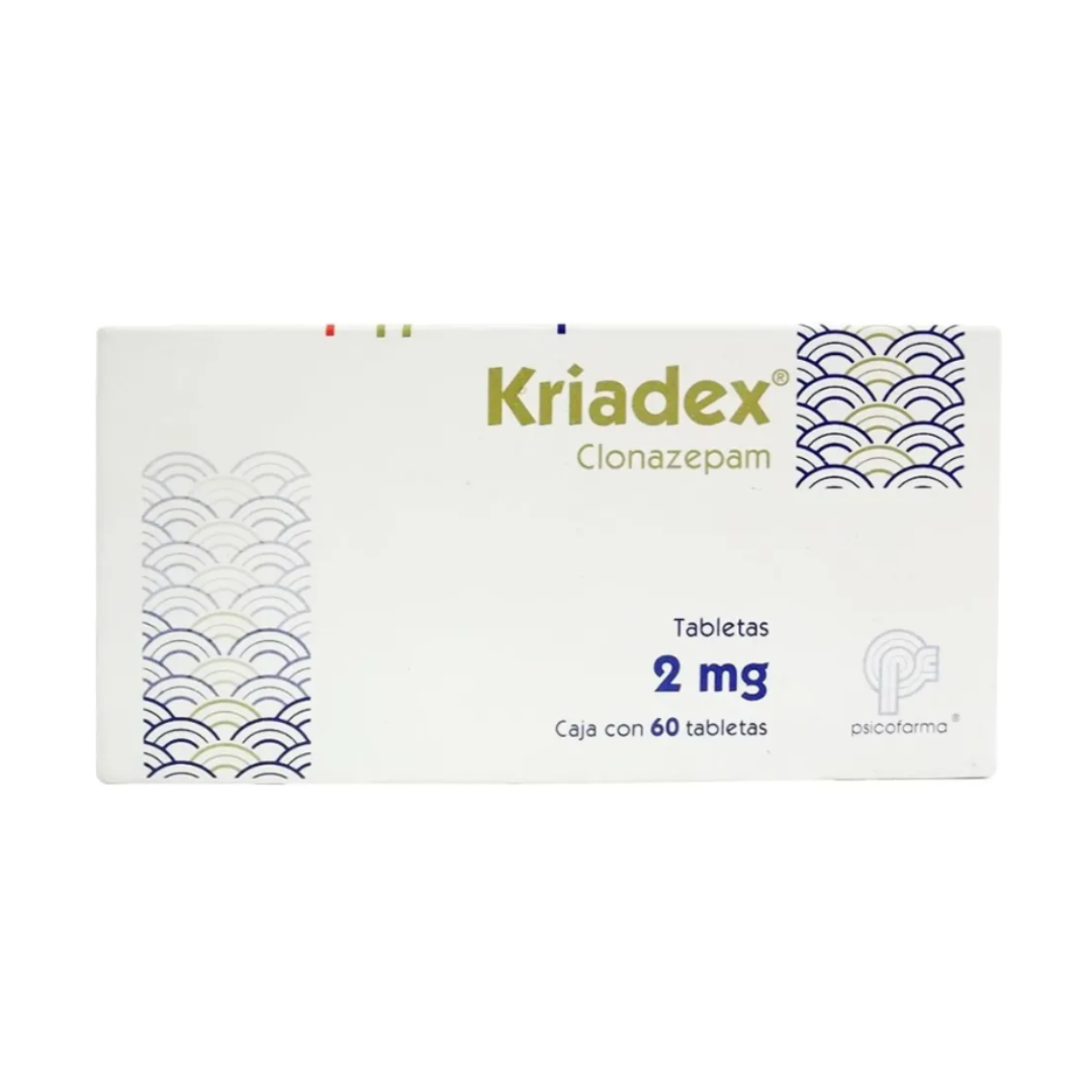 KRIADEX 2 MG 60 TABLETAS