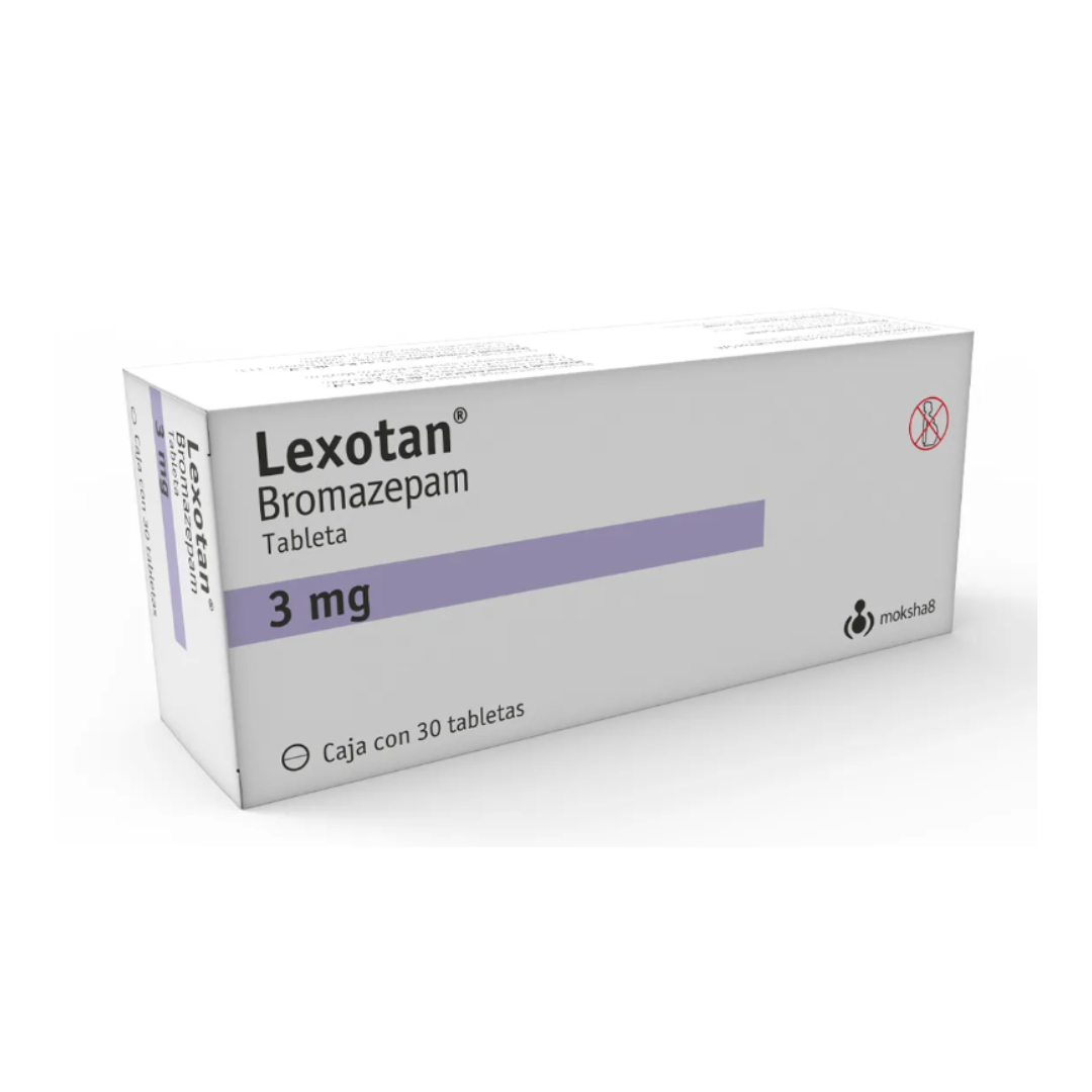 LEXOTAN 3 MG 30 TABLETAS