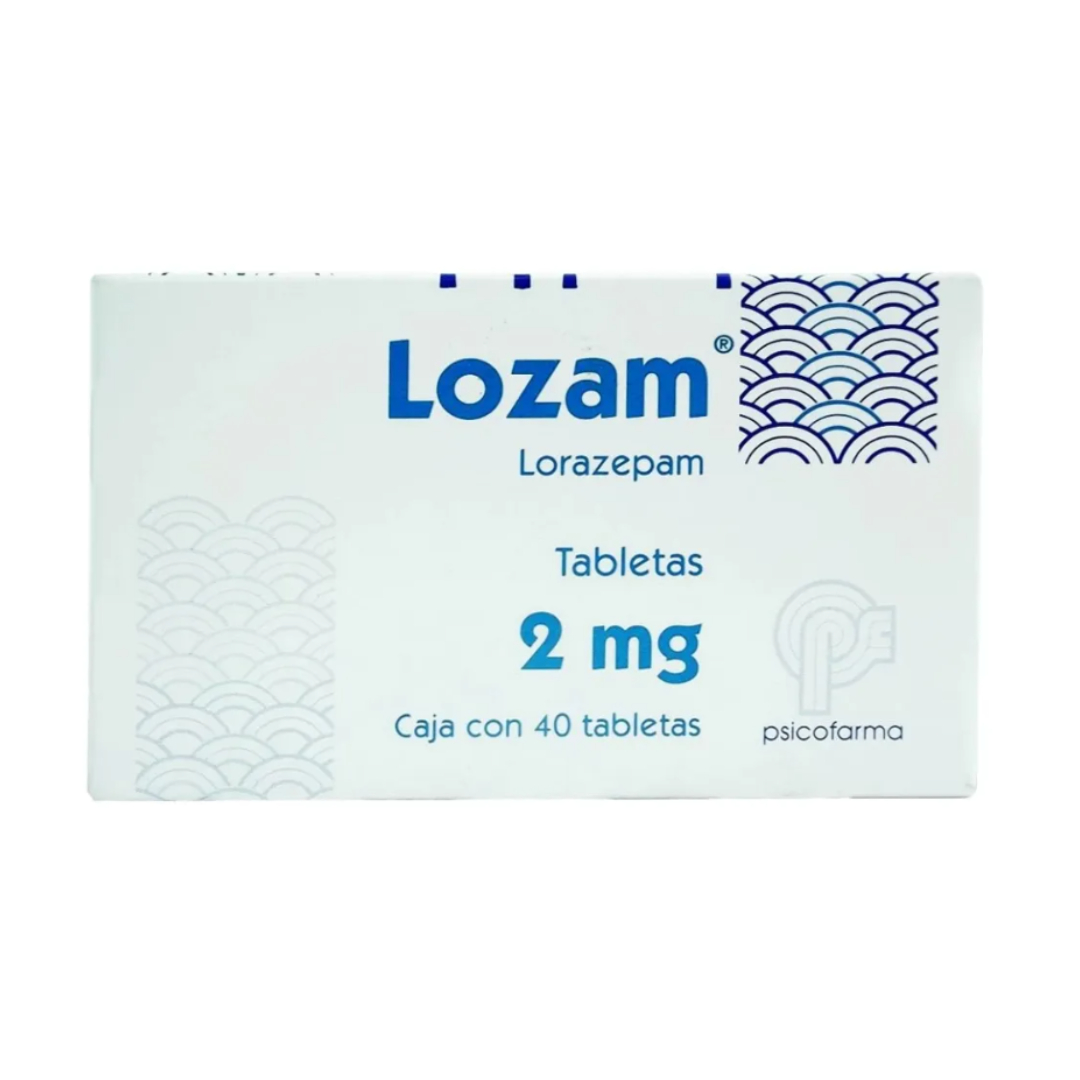 LOZAM 2 MG 40 TABLETAS