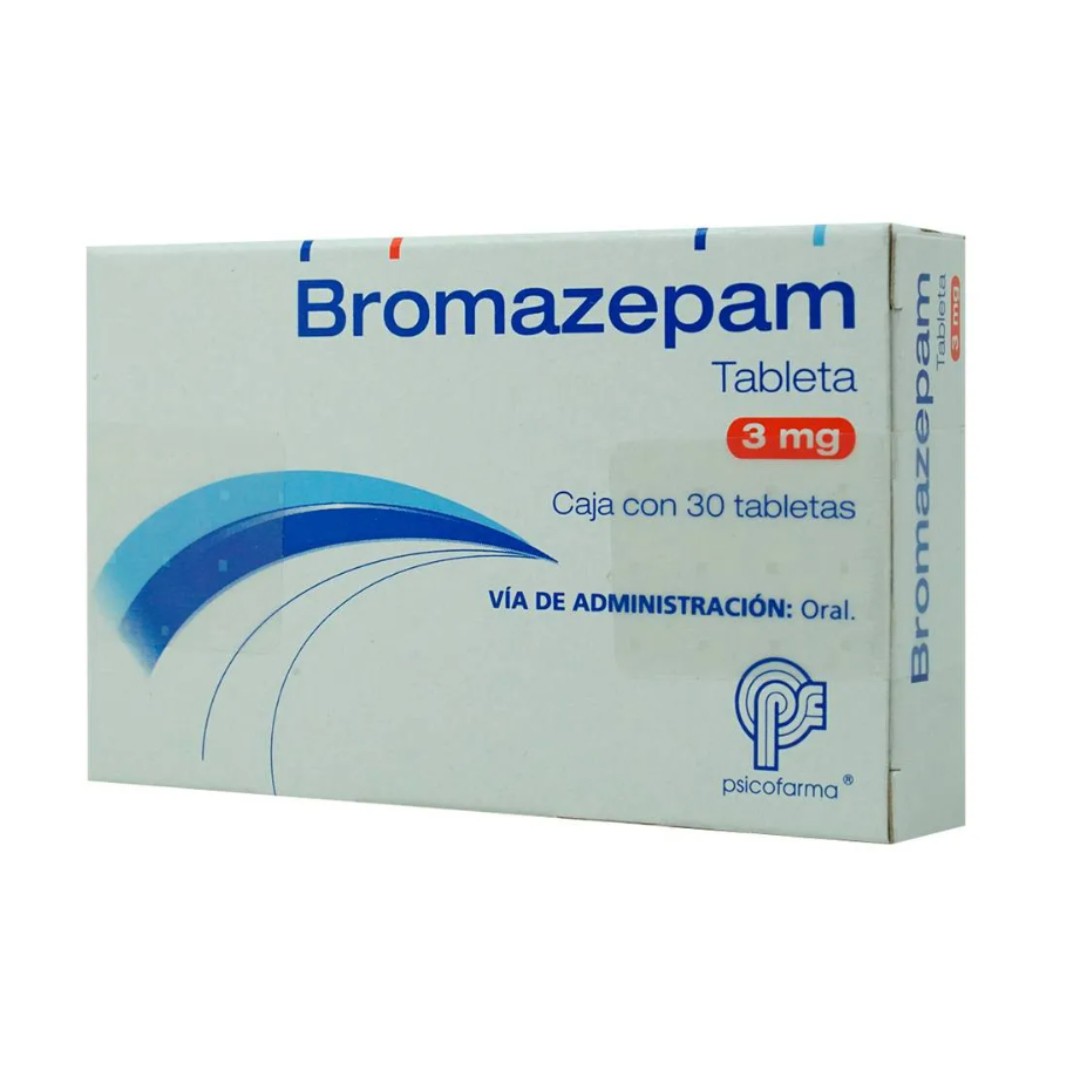 BROMAZEPAM 3 MG 30 TAB LGEN