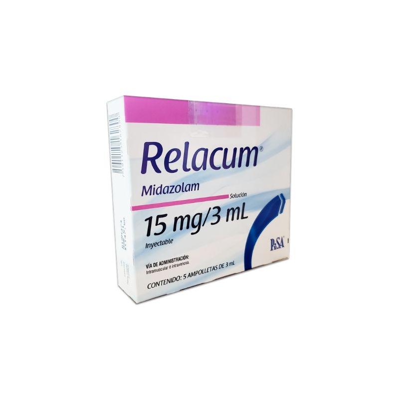 RELACUM 15 MG SOL INY 5X3ML AMP