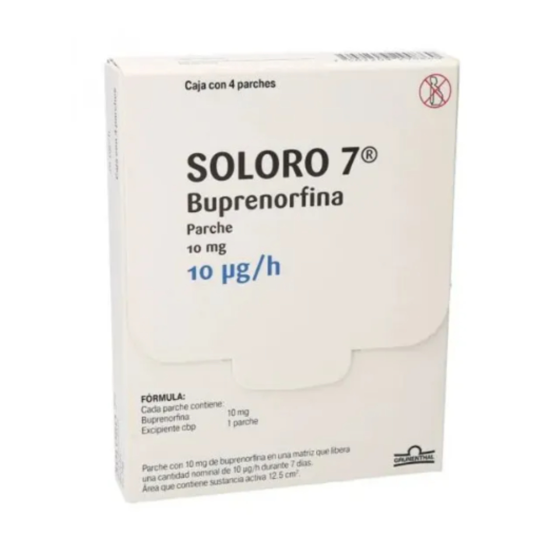 SOLORO 7 10 MG 4 PARCHES