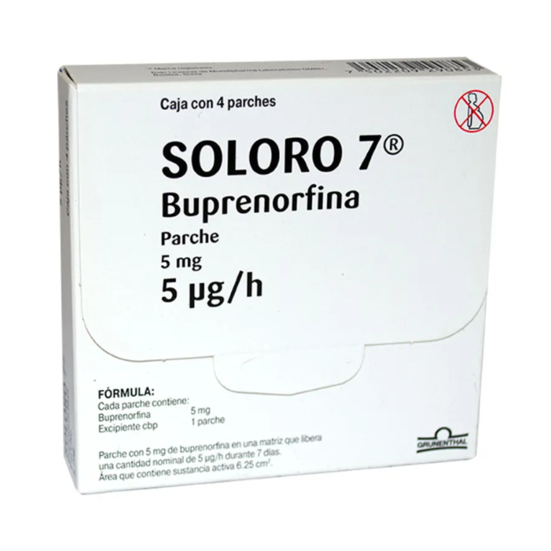 SOLORO 7 5 MG 4 PARCHES