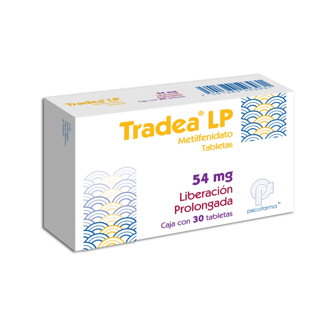TRADEA LP 54 MG 30 TABLETAS