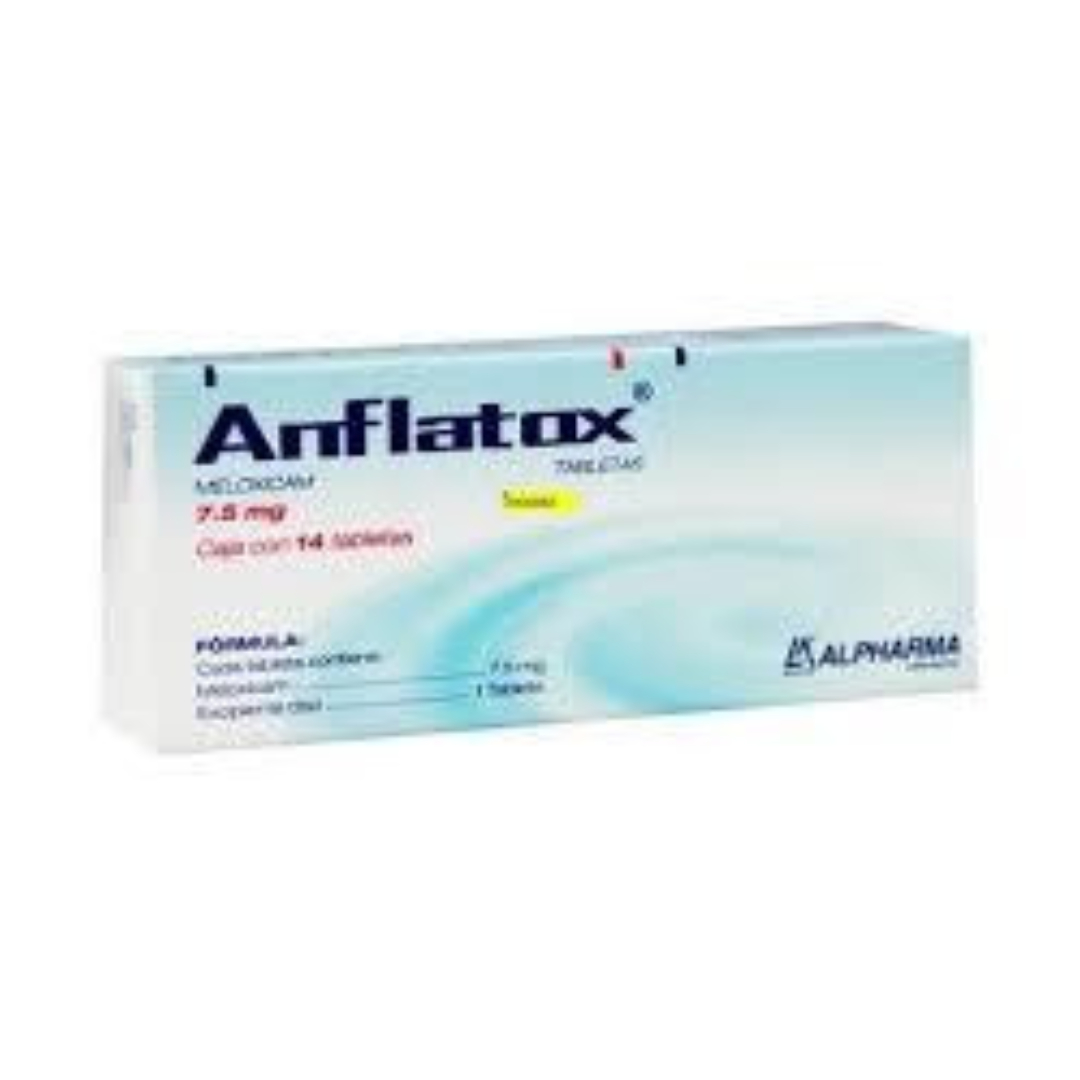 ANFLATOX c/14 TABS. 7.5 MG.