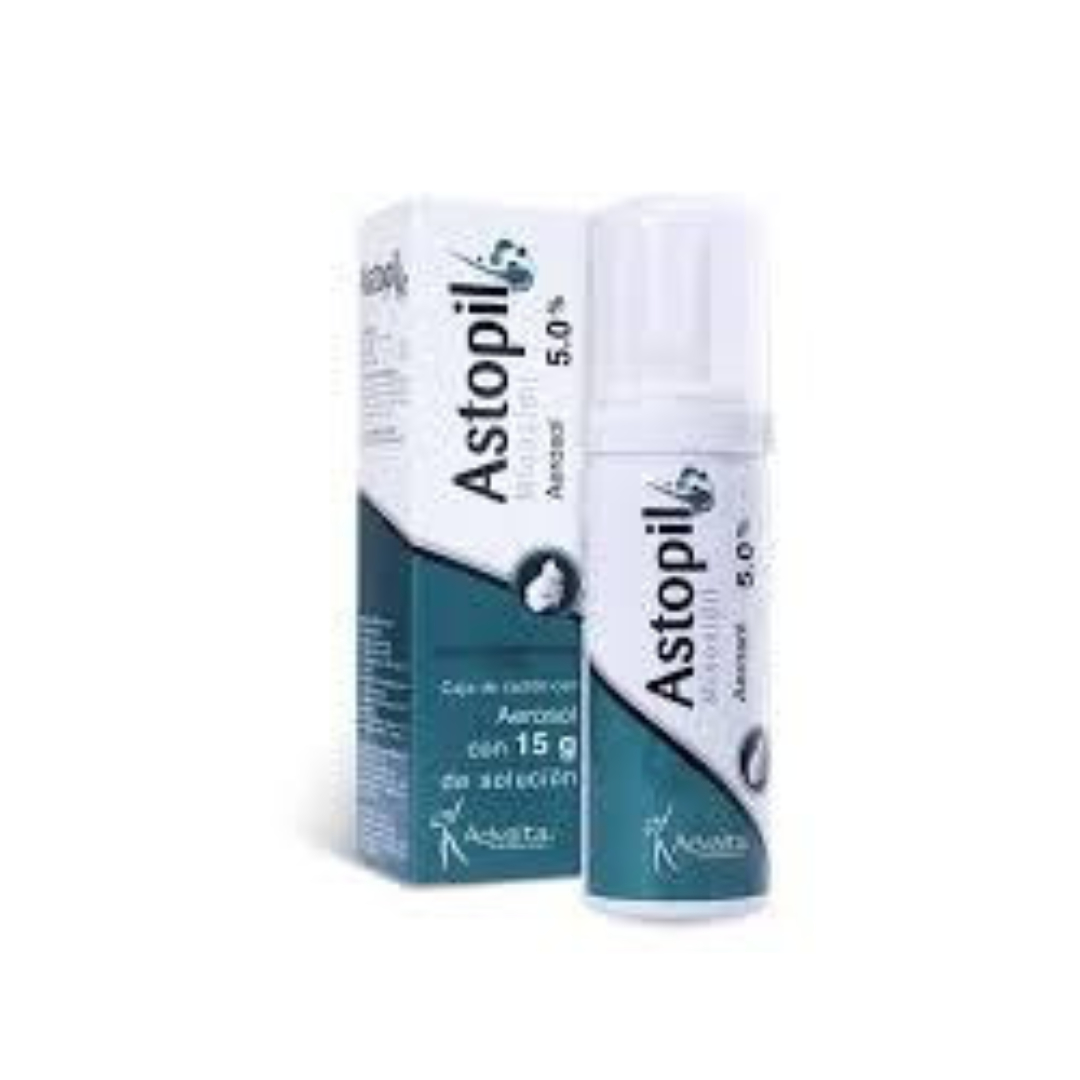 ASTOPIL SOLUCIÓN ESPUMA 5.0% Aerosol Fco. 15 G.