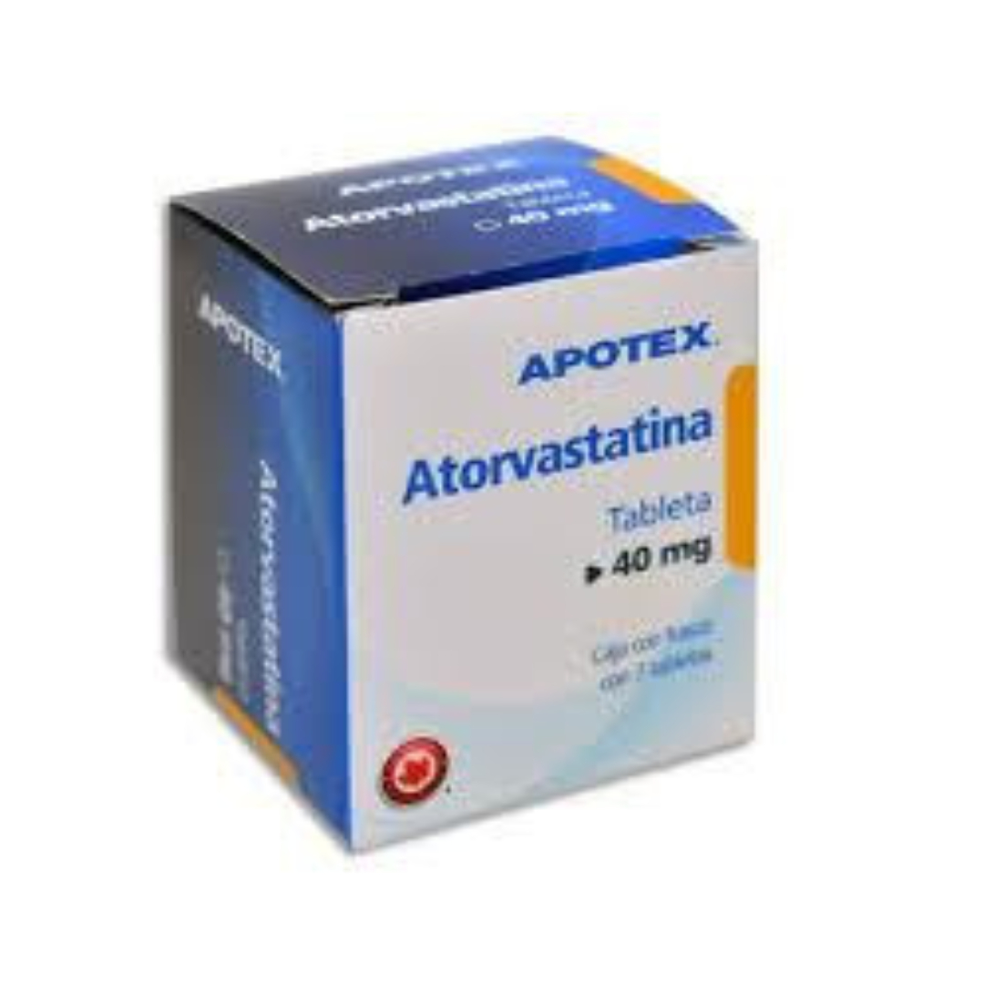 ATORVASTATINA (Apotex) c/ 7 TABS. 40 MG.