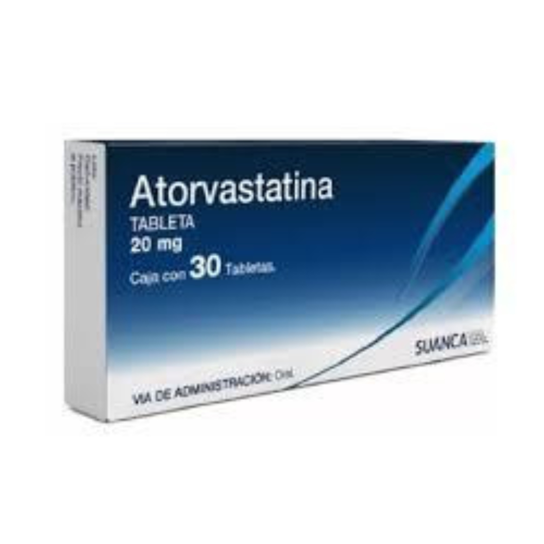 ATORVASTATINA (Suanca) c/30 TABS. 20 MG.